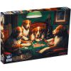 ​Пъзел Black Sea от 500 части - Игра на покер, К. М. Кулидж, марка Black Sea Puzzles