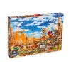 Пъзел Black Sea от 500 части - Каубои и индианци, Евгений Алексеев, марка Black Sea Puzzles