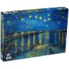 Пъзел Black Sea от 500 части - Звездна нощ над Рона, Винсент ван Гог, марка Black Sea Puzzles