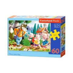 ​Пъзел Castorland 60 ел. Трите прасенца