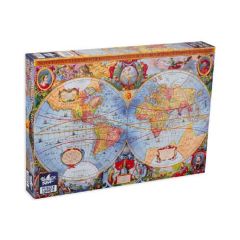 Пъзел Black Sea Premium от 1000 части - Антична карта на света, 1630 г, марка Black Sea Puzzles