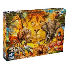 ​Пъзел Black Sea от 1000 части - В сърцето на Африка, Чиро Марчети, марка Black Sea Puzzles