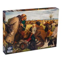 Пъзел Black Sea Premium от 1000 части - Брезовските овчари, марка Black Sea Puzzles