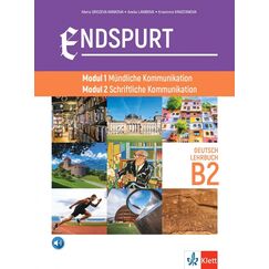 ​Endspurt Modul 1 Mündliche Kommunikation Modul 2 Schriftliche Kommunikation Lehrbuch B2, издателство Klett​, автори Мария Грозева-Минкова, Анелия Ламбова и Красимира Кръстанова