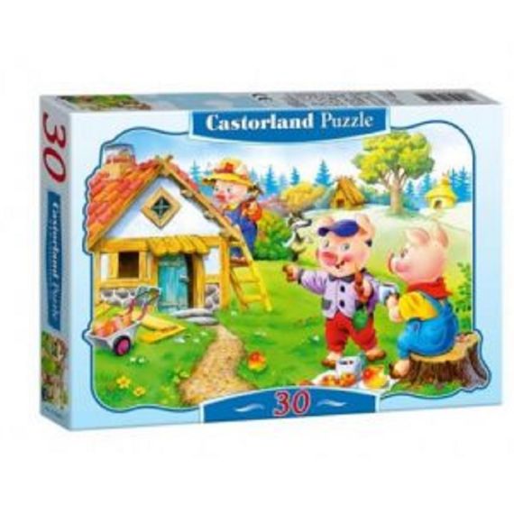 Пъзел Castorland 30 ел. Трите прасенца