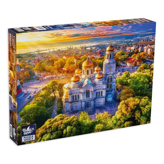 ​Пъзел Black Sea от 1000 части - Варненски етюд, Валентин Вълков, марка Black Sea Puzzles