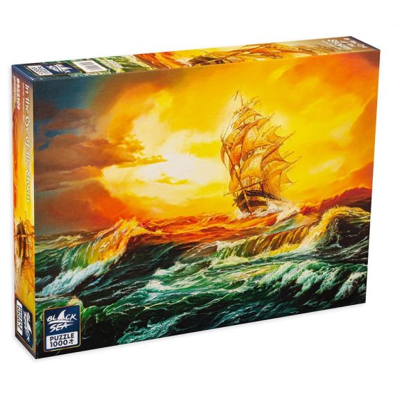 ​Пъзел Black Sea от 1000 части - В окото на бурята, Валентин Тузсузов, марка Black Sea Puzzles