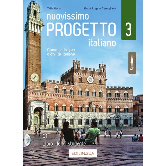 ​Nuovissimo Progetto italiano 3 Libro dello studente + CD audio, издателство Edilingua